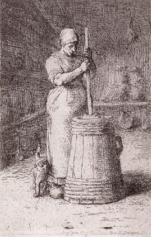 Countrywoman, Jean Francois Millet